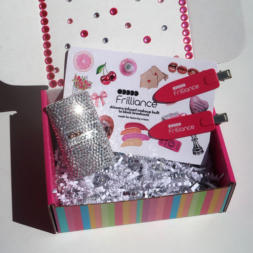 Rhinestone Bronzing Glaze + Hair Clips β PR box
