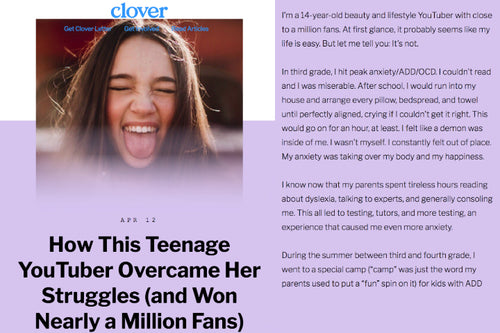 AwesomenessTV x Clover Letter