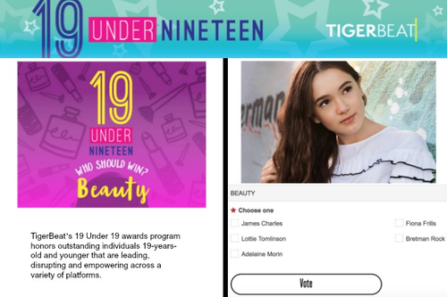Tiger Beat's 19 Under 19