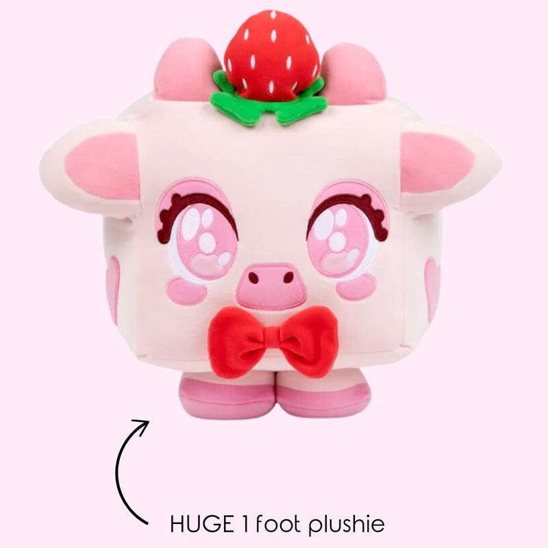 Pink Cow Plushie 🎀🐄🩷 Big Games by  Roblox X Frilliance