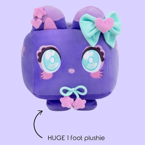 Purple Kitten Plushie + Mystery Makeup Item 💜🐈🔮 Big Games by Roblox X Frilliance