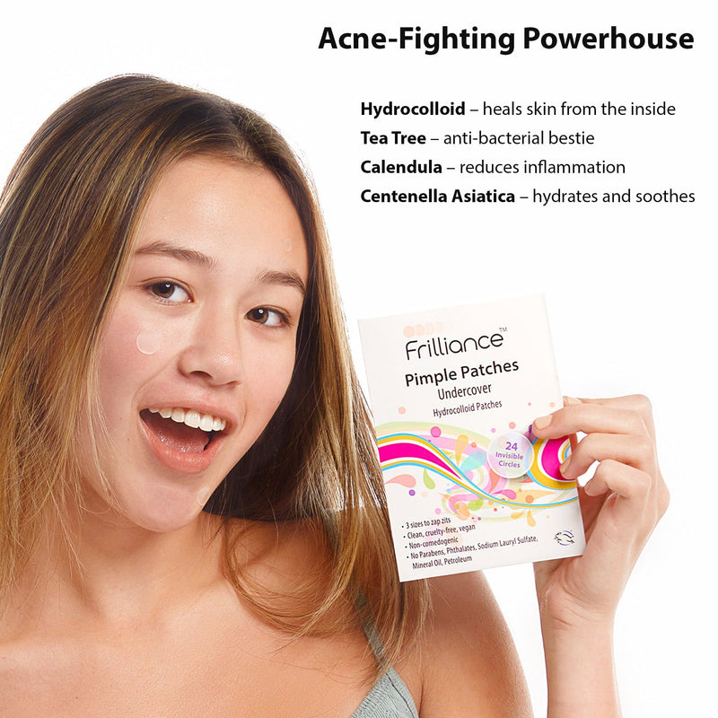 Fiona Frills Skin Care Undercover Pimple Patches| 24 Clear Circles Frilliance