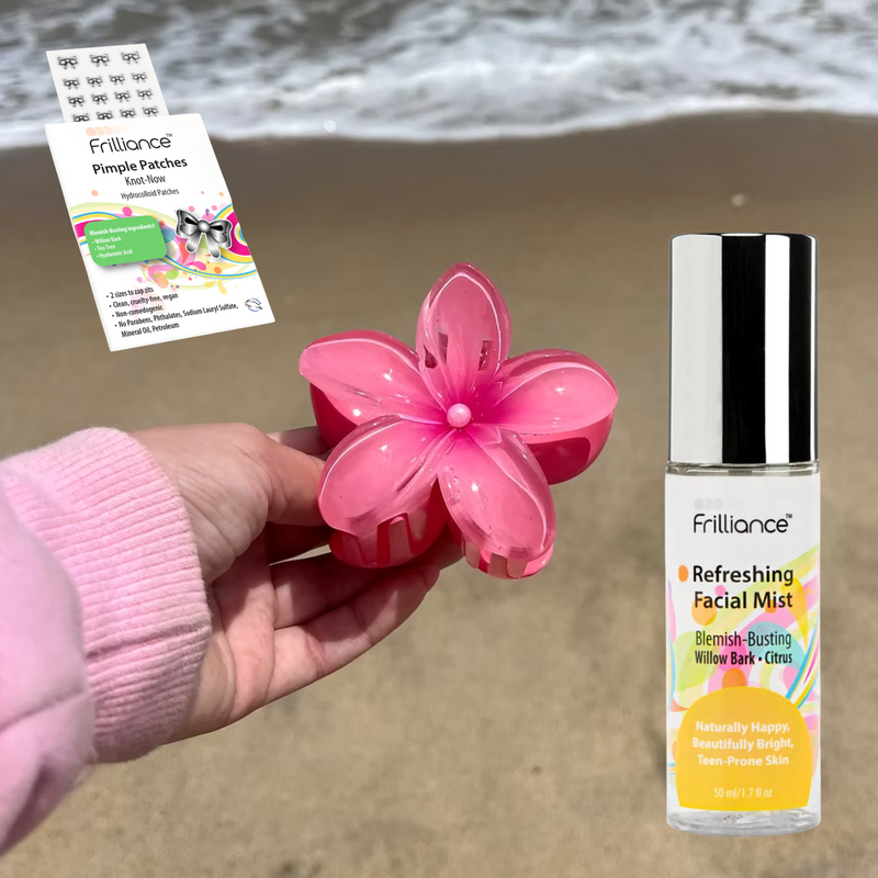 chic clips collective x frilliance: 1 mystery island flower clip bundle 🌺🌴 🌊🧡
