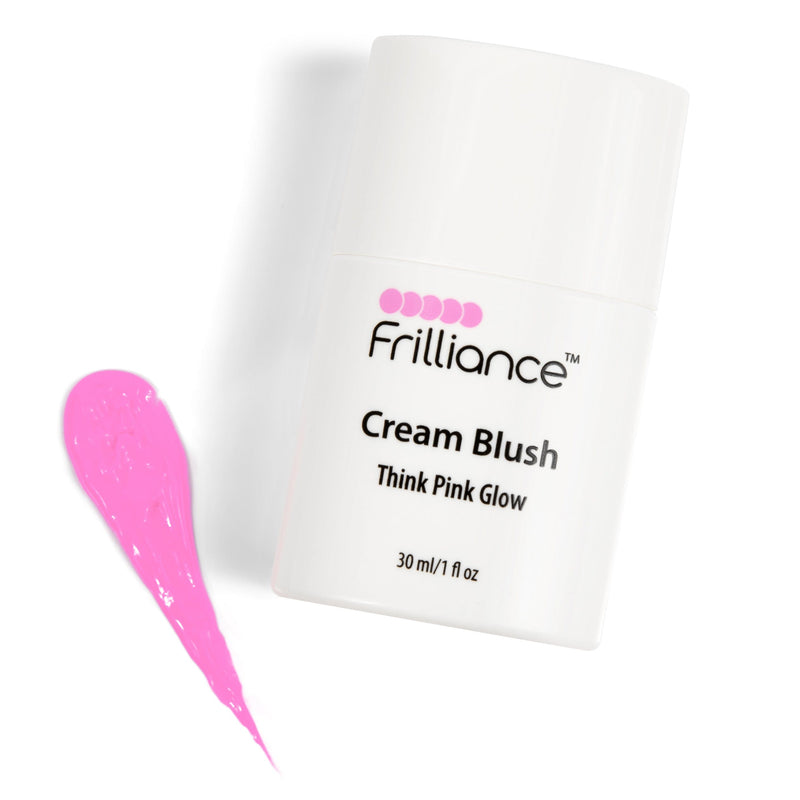Fiona Frills Makeup Cream Blush in Think Pink Glow Frilliance