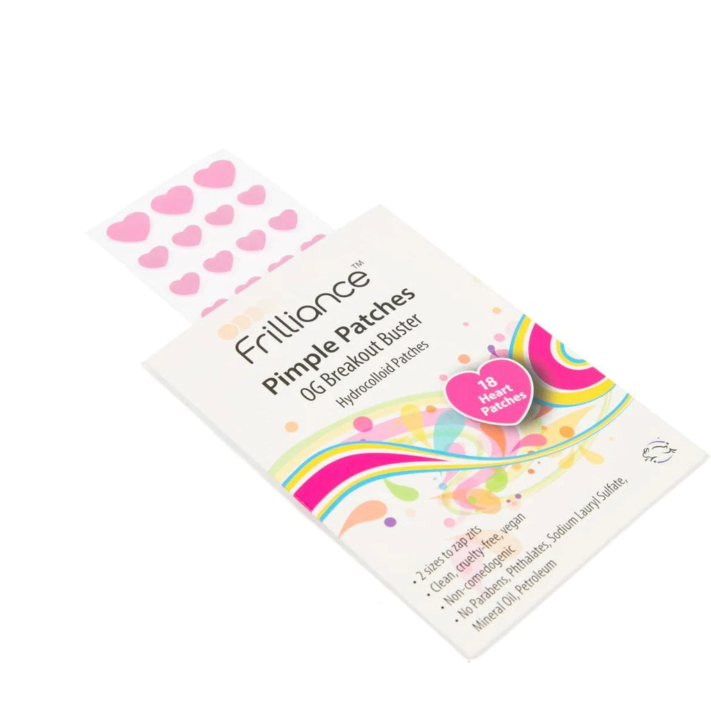 Fiona Frills Skin Care OG Breakout Buster Pimple Patches | 18 Pink Hearts Frilliance